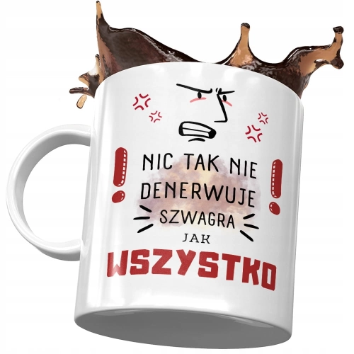 Kubek Dla Szwagra na Urodziny Imieniny na Prezent z Nadrukiem ze Zdjęciem