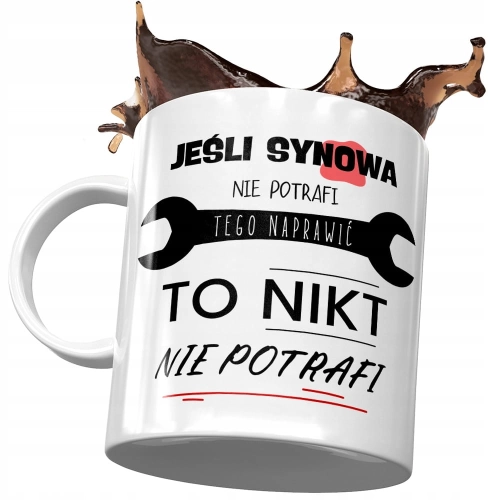 Kubek Dla Synowej Żony Syna Idealny na Prezent z Nadrukiem ze Zdjęciem