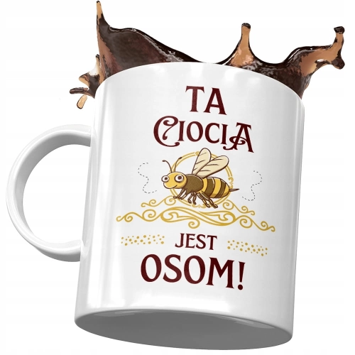 Kubek Dla Cioci Ciotuni na Urodziny na Prezent - Ta ciocia jest osom z Nadrukiem ze Zdjęciem