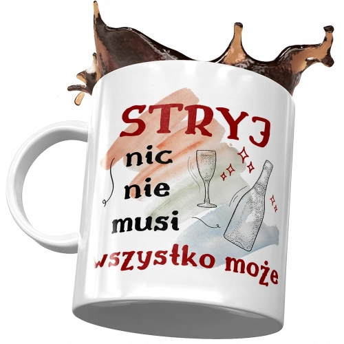 Kubek Dla Stryja na Urodziny Imieniny na Prezent z Nadrukiem ze Zdjęciem