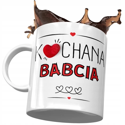Kubek Dla Babci Babuni na Dzień Babci Prezent - Kochana babcia z Nadrukiem ze Zdjęciem