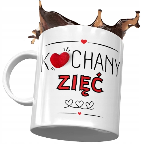 Kubek Dla Zięcia na Urodziny Imieniny na Prezent z Nadrukiem ze Zdjęciem