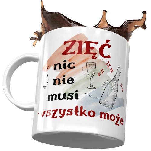 Kubek Dla Zięcia na Urodziny Imieniny na Prezent z Nadrukiem ze Zdjęciem