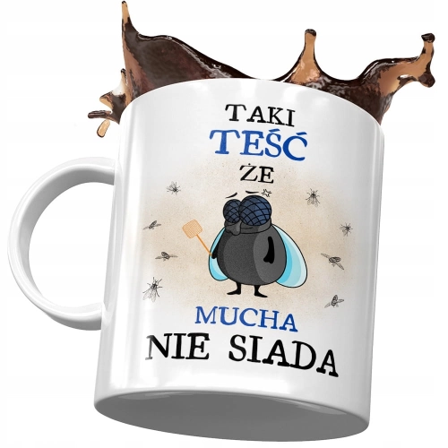 Kubek dla Teścia Teściunia Pana Taty na Prezent z Nadrukiem ze Zdjęciem