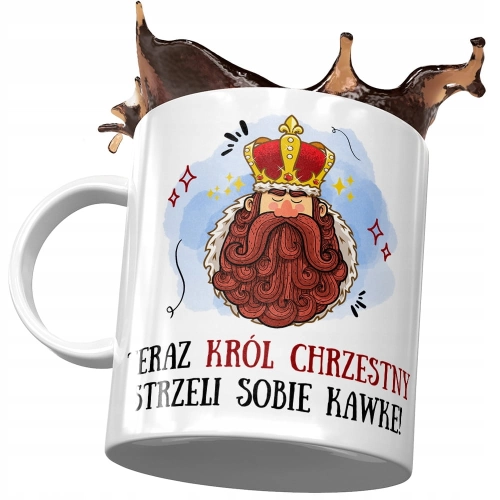 Kubek Dla Chrzestnego Rodziny Idealny na Prezent z Nadrukiem ze Zdjęciem