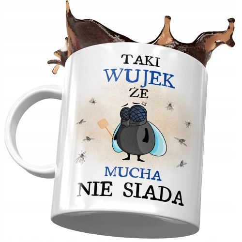 Kubek dla Wujka Wuja Wujaszka rodziny na Prezent z Nadrukiem ze Zdjęciem