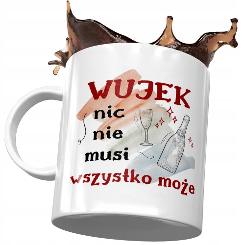 Kubek dla Wujka Wuja Wujaszka rodziny na Prezent z Nadrukiem ze Zdjęciem