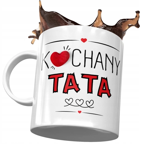 Kubek Dla Taty Ojca na Dzień Taty na Prezent - Kochany tata z Nadrukiem ze Zdjęciem