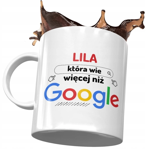 Kubek Dla Lili Koleżanki Żony na Prezent z Nadrukiem ze Zdjęciem