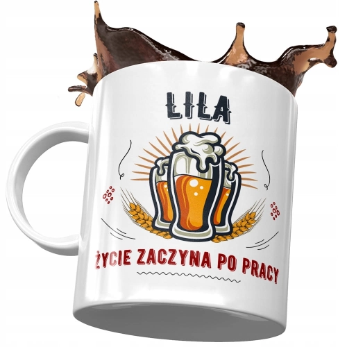 Kubek Dla Lili Koleżanki Żony na Prezent z Nadrukiem ze Zdjęciem