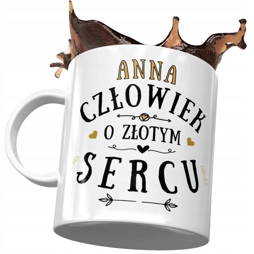 Kubek Dla Anny Żony Przyjaciółki Koleżanki Prezent z Nadrukiem ze Zdjęciem