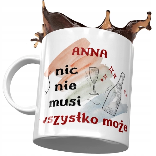 Kubek Dla Anny Żony Przyjaciółki Koleżanki Prezent z Nadrukiem ze Zdjęciem