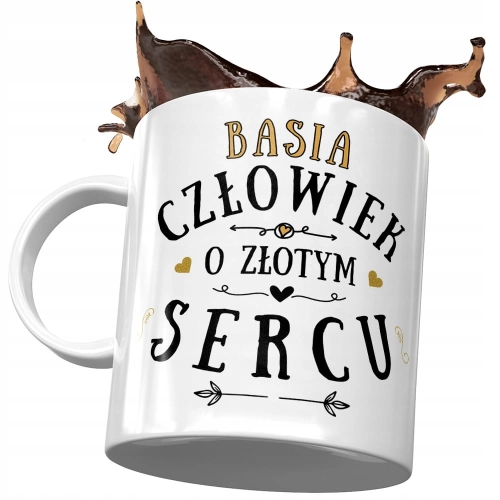 Kubek Dla Basi Koleżanki Żony na Prezent z Nadrukiem ze Zdjęciem
