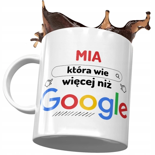 Kubek Dla Mii Żony Przyjaciółki na Prezent z Nadrukiem ze Zdjęciem