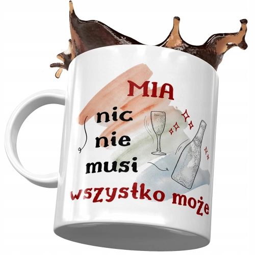 Kubek Dla Mii Żony Przyjaciółki na Prezent z Nadrukiem ze Zdjęciem