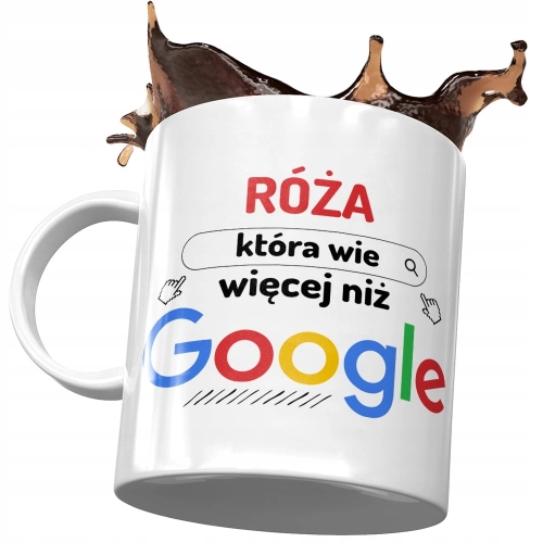Kubek Dla Róży Koleżanki Przyjaciółki Żony z Nadrukiem ze Zdjęciem