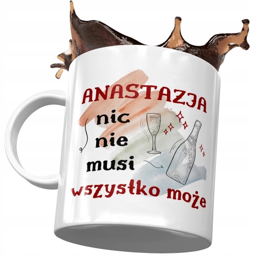 Kubek Dla Anastazji Koleżanki Siostry na Prezent z Nadrukiem ze Zdjęciem
