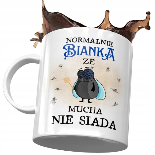 Kubek Dla Bianki Żony Przyjaciółki Prezent z Nadrukiem ze Zdjęciem