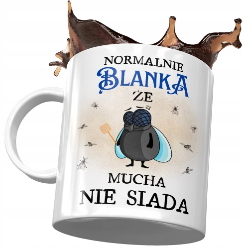 Kubek Dla Blanki Koleżanki Siostry na Prezent z Nadrukiem ze Zdjęciem