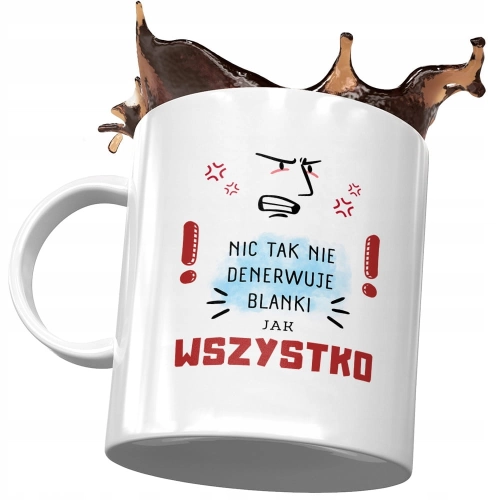Kubek Dla Blanki Koleżanki Siostry na Prezent z Nadrukiem ze Zdjęciem
