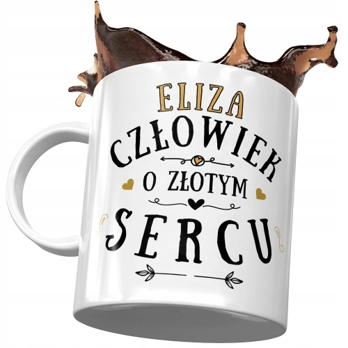 Kubek Dla Elizy Żony Koleżanki na Prezent z Nadrukiem ze Zdjęciem