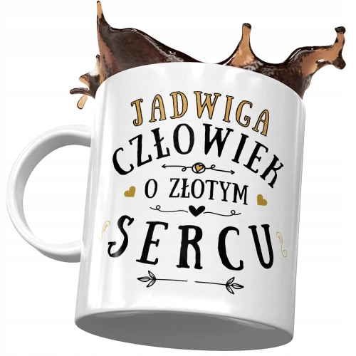 Kubek Dla Jadwigi Jagi Koleżanki Żony na Prezent z Nadrukiem ze Zdjęciem