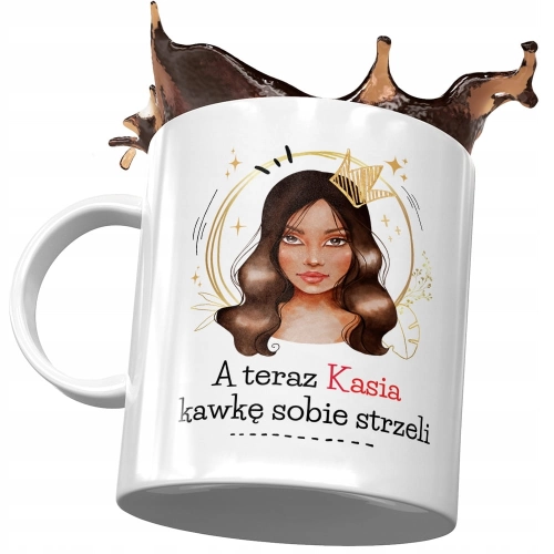 Kubek Dla Kasi Koleżanki Żony na Prezent z Nadrukiem ze Zdjęciem