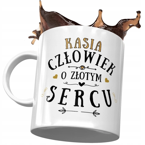 Kubek Dla Kasi Koleżanki Żony na Prezent z Nadrukiem ze Zdjęciem