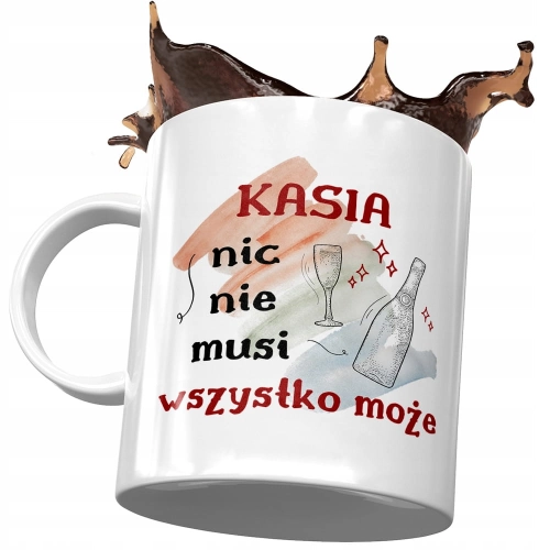 Kubek Dla Kasi Koleżanki Żony na Prezent z Nadrukiem ze Zdjęciem
