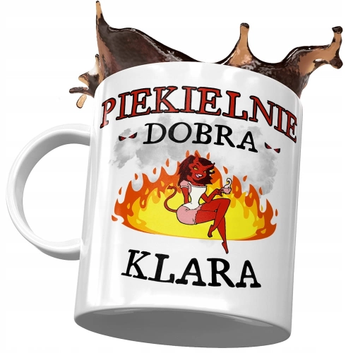 Kubek dla Klary Koleżanki Przyjaciółki Prezent z Nadrukiem ze Zdjęciem