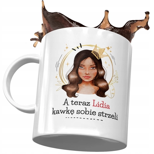 Kubek Dla Lidii Przyjaciółki Koleżanki na Prezent z Nadrukiem ze Zdjęciem