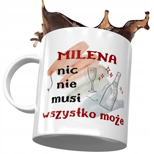 Kubek Dla Mileny Koleżanki Siostry na Prezent z Nadrukiem ze Zdjęciem