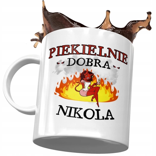 Kubek Dla Nikoli Przyjaciółki Żony Siostry Prezent z Nadrukiem ze Zdjęciem