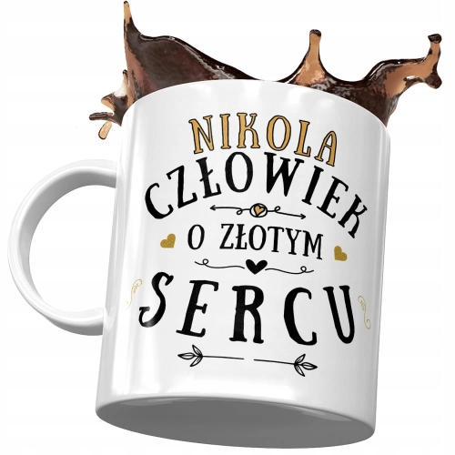 Kubek Dla Nikoli Przyjaciółki Żony Siostry Prezent z Nadrukiem ze Zdjęciem