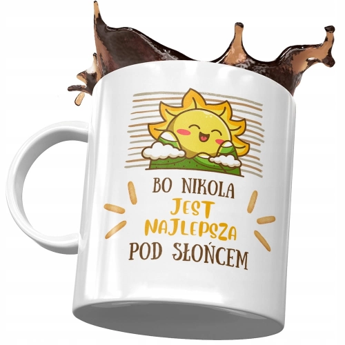 Kubek Dla Nikoli Przyjaciółki Żony Siostry Prezent z Nadrukiem ze Zdjęciem