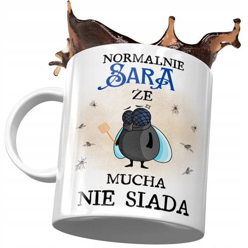 Kubek Dla Sary Koleżanki Przyjaciółki Żony z Nadrukiem ze Zdjęciem