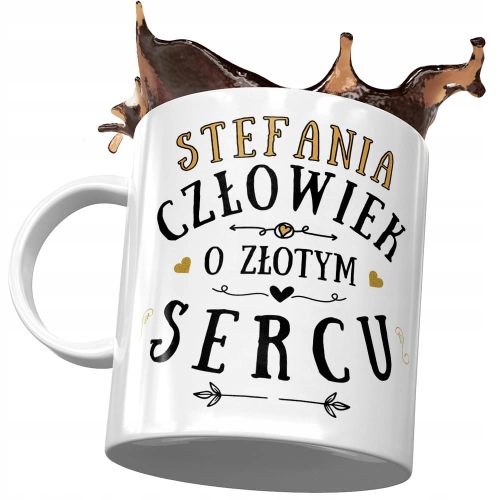 Kubek Dla Stefanii Stefki Koleżanki na Prezent z Nadrukiem ze Zdjęciem