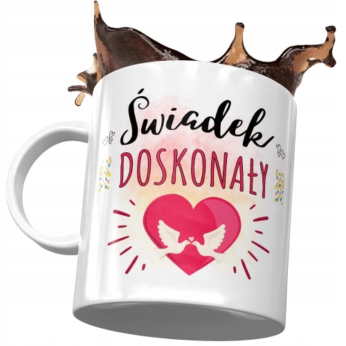 Kubek Dla Świadka Drużby Idealny Na Prezent z Nadrukiem ze Zdjęciem