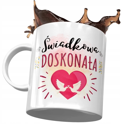Kubek Dla Świadkowej Druhny Na Prezent z Nadrukiem ze Zdjęciem