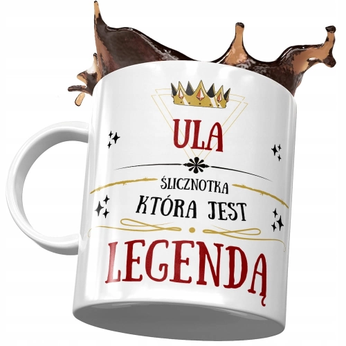 Kubek dla Uli Urszuli Koleżanki Przyjaciółki Żony z Nadrukiem ze Zdjęciem