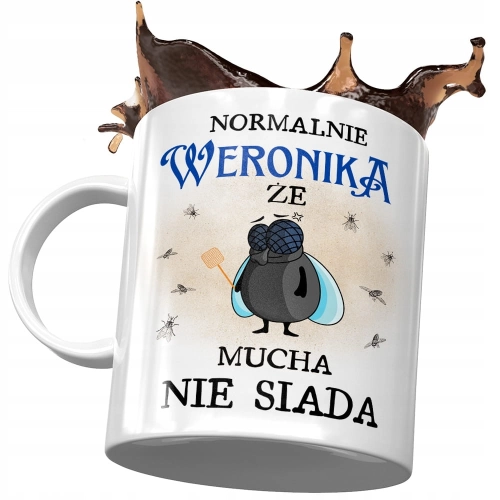 Kubek Dla Weroniki Żony Siostry Koleżanki Prezent z Nadrukiem ze Zdjęciem