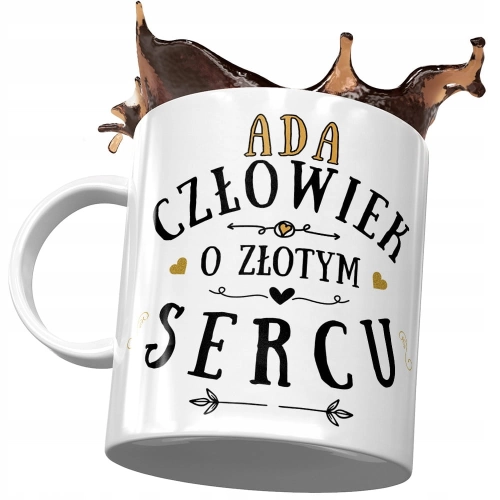 Kubek Dla Ady Żony Koleżanki na Prezent z Nadrukiem ze Zdjęciem