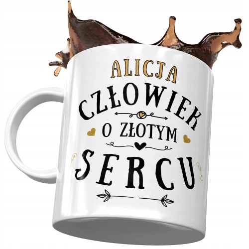 Kubek Dla Alicji Koleżanki Przyjaciółki Żony z Nadrukiem ze Zdjęciem