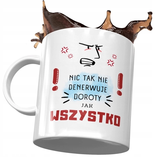 Kubek Dla Doroty Żony Koleżanki na Prezent z Nadrukiem ze Zdjęciem