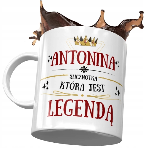 Kubek Dla Antoniny Żony Przyjaciółki na Prezent z Nadrukiem ze Zdjęciem