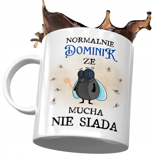 Kubek Dla Dominika Kolegi Przyjaciela na Prezent z Nadrukiem ze Zdjęciem