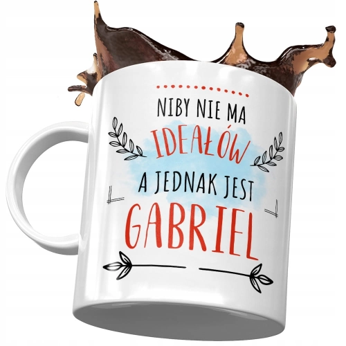 Kubek Dla Gabriela Gabrysia Kolegi Męża na Prezent z Nadrukiem ze Zdjęciem