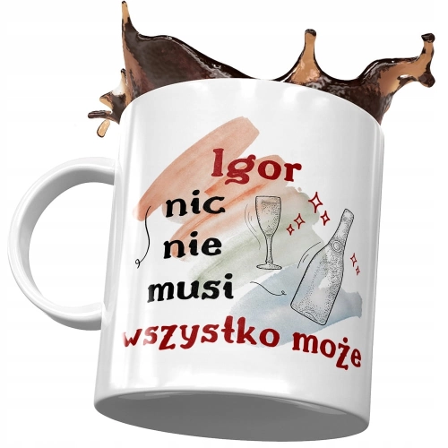 Kubek Dla Igora Kolegi Męża Przyjaciela Prezent z Nadrukiem ze Zdjęciem