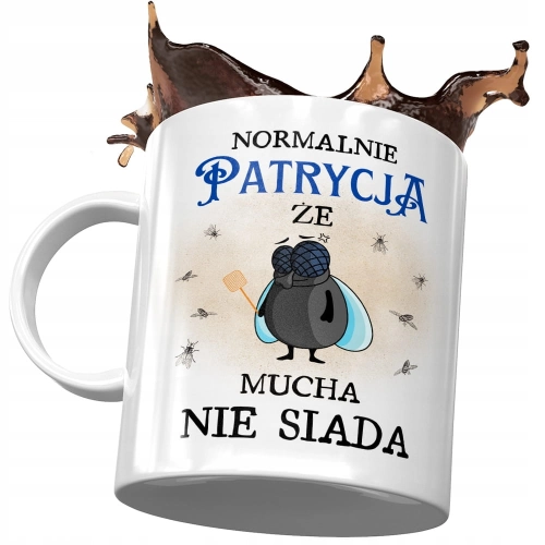 Kubek Dla Patrycji Koleżanki Żony na Prezent z Nadrukiem ze Zdjęciem