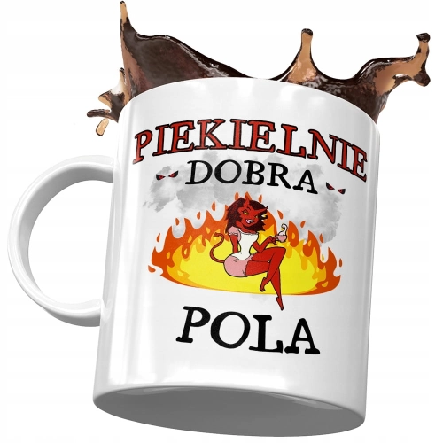 Kubek Dla Poli Koleżanki Przyjaciółki Żony z Nadrukiem ze Zdjęciem